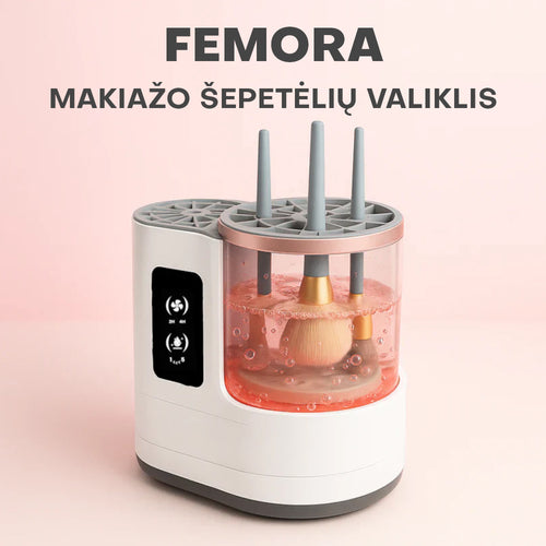 Makiažo šepetėlių valiklis - Femora
